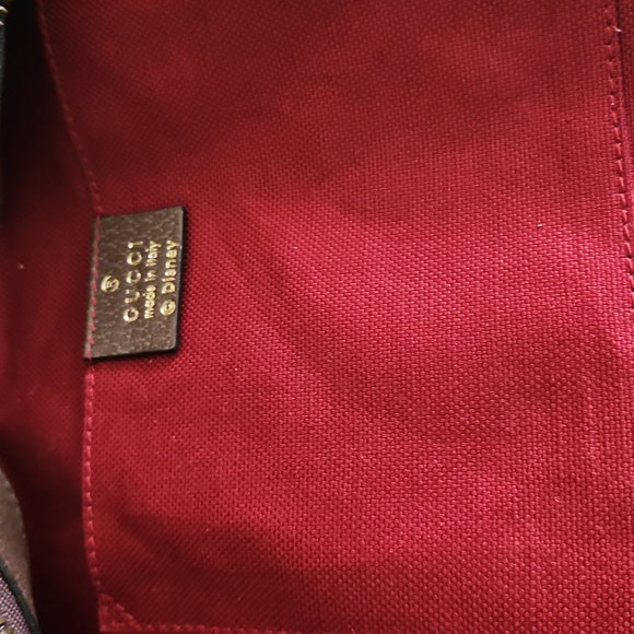 Gucci Blue and Brown Crossbody Bag with Playful Cartoon Accents - Picture 4 of 4